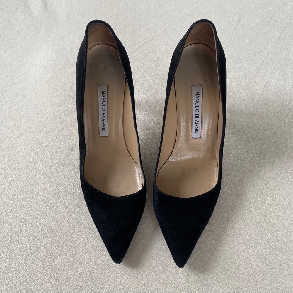 Manolo Blahnik Black Heels - Picture 4 of 8